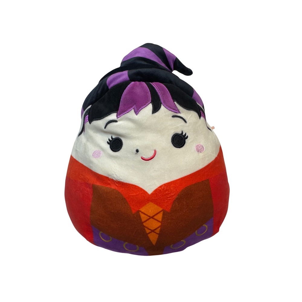 Squishmallows‎ Mary Sanderson Disney Hocus Pocus 12" Red Purple Excellent Plush